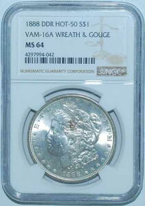 1888�N NGC MS64 VAM-16A DDR �_�u���_�C���o�[�X���_�C�K�E�W ���[�K���_���[