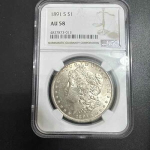 1891�N S ���[�K����� AU58 NGC�F��A���Ɏ኱�̕ϐF����