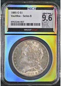 1885-O ���[�K�� S$1 �z���R�A MS NGC-X 9.6/MS-66 �{�[���g�{�b�N�X �V���[�Y8 �g�i�[