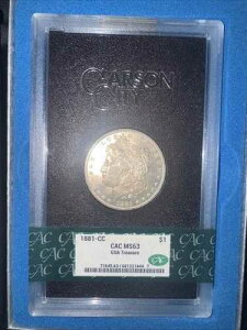 1881-CC CAC MS63 �����K����� GSA �R���v���[�g�Z�b�g�i���E���t���j