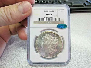 ���[�K���E�_���[ 1884 CC NGC MS 64 CAC �����X�^�[���C���{�[�R�C�� �I�t�@�[