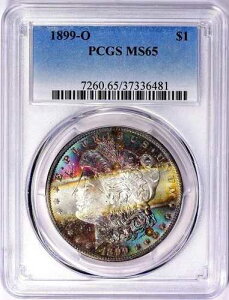 1899o PCGS MS65 - SUPERB - MONSTER -- ���C���{�[�g�[�� �����K�� �V���o�[ �_���[ EE