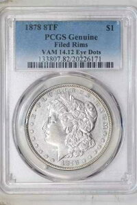 1878 8TF VAM-14.12 �uEYE DOTS�v TOP 100 ���[�K���E�_���[ PCGS AU �ڍ� - ���Ɋ�!