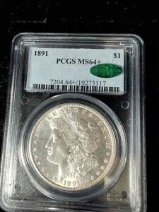 1891�N �����K����� $1 PCGS MS 64+ CAC - 19273117