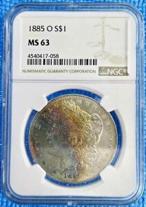1885-O ���[�K����݁ANGC �ɂ�� MS63 �]�� - �f���炵���J���t���ȐF��!!