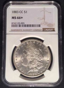 1883-CC ���[�K�� �V���o�[ �_���[ NGC MS66+ (8742125-003) �z���C�g �����X�^�[ �W�F��!