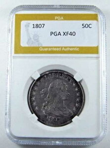 1807�N 50�Z���g �h���[�v�o�X�g �V���o�[�n�[�t�_���[ 40XF�A����ƐF���ǍD - #89601D/EB0-2