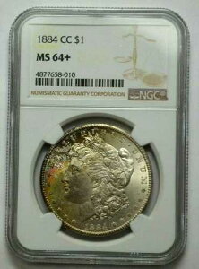 1884-CC NGC MS64+ �����K����� �����X�^�[���C���{�[ �i�`�������g�[�j���O GEM BU+