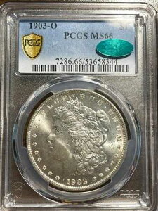 1903-O �����K����� $1 PCGS �~���g�X�e�[�g 66 MS 66 CAC �󏭍��i��