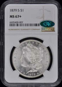 1879-S �����K���E�_���[ S$1 NGC MS67+ (CAC)
