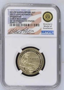 2017-S �T�J�K�E�B�A�E�Z�R�C�A 225���N�L�O�Z�b�g $1 NGC SP 70 �G���n���X�d�グ M.�X�^���f�B�b�V��