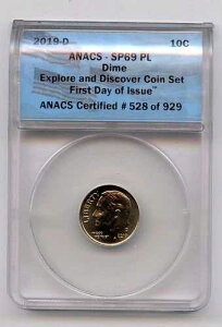 2019-D ���[�Y�x���g �_�C�� 10�Z���g �G�N�X�v���A �f�B�X�J�o�[ �R�C���Z�b�g ANACS SP69 PL #528 - GC480