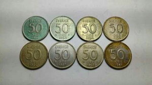 �X�E�F�[�f�� 50 Ore �R���v���[�g�Z�b�g 1952-1961 - �V���o�[ - KM#825 �S���t���܂�