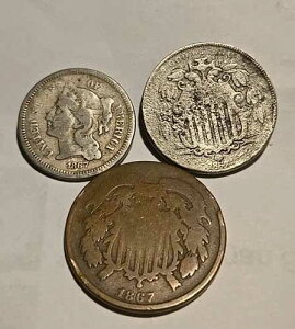 1867�N 3�Z���g�j�b�P�� 3c US+V 1867�N�j�b�P�� RAYS + 1867�N 2�Z���g���ʁi3���Z�b�g�j