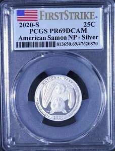 2020�N ��ăT���A 25�Z���g PCGS PR69DCAM NP �t�@�[�X�g�X�g���C�N �V���o�[ PR�Z�b�g �t���b�O���x��