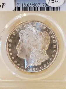 1880�N�� �f�B�[�v�v���[�t�~���[ �����K����� �R�C�� PCGS �~���g�X�e�[�g 65 �t���X�e�B