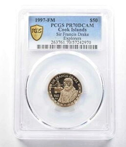 1997�N FM �N�b�N���� 50�h������ �T�[�E�t�����V�X�E�h���C�N PR70 DCAM PCGS *3595