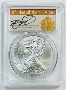 2015-(W) $1 �V���o�[�C�[�O�� PCGS MS70 WP First Strike Art Deco Pop 10 �őō�