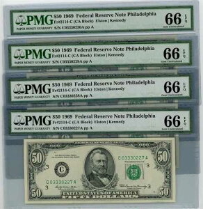 Fr. 2114-C $50 1969�N�A�M������s�� 4�A��66 EPQ PMG DC-2598