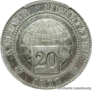 GG0266 �g�b�v�|�b�v 20�T���`�[�� �������e�X�g�n���V 1877�N 8�O���� �j�b�P�� PCGS MS62-