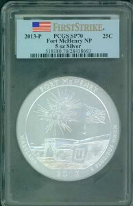 2013-P FT. �t�H�[�g�}�N�w�����[ NP ATB 5�I���X �V���o�[ PCGS SP70 �t�@�[�X�g�X�g���C�N FS F.S.