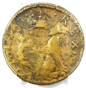 1670�N �j���[�W���[�W�[�B �Z���g�p�g���b�N�E�t�@�[�V���O �R���j�A���R�C�� 1/4�y���X - PCGS VF �ڍ�