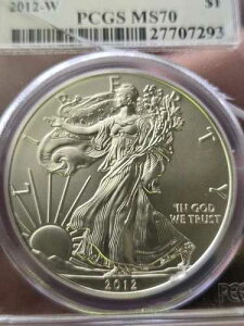 2012-W $1 �V���o�[�C�[�O�� PCGS MS70 UNC �Z�b�g �o�[�j�b�V���h �A�j���A���R�C���v���O�����Z�b�g ��