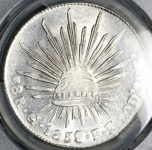 1852-Go PCGS MS 62 ���L�V�R 8 ���A�� �O�A�i�t�@�g �L���b�v���C�Y ���A�R�C�� (25122102C)