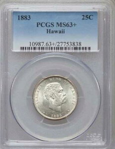 �n���C �J���J�E�A I 1883�N 25�Z���g/25�N�H�[�^�[�h�� ������ PCGS MS63+�F��