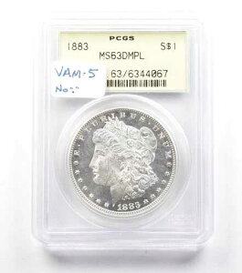 1883�N �����K����� MS63 DMPL PCGS OGH VAM-5 No. . *2203