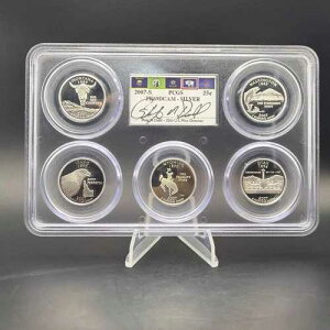 2007�N S 25�Z���g �V���o�[ �X�e�[�g �N�H�[�^�[ �Z�b�g - PCGS PR69DCAM - �t�B���b�v�EN�E�f�B�[���̃T�C��