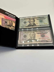 �V���[�Y 2004 CLEVELAND Evolutions $20 & $50 FRN �}�b�`���O�Z�b�g �V���A���ԍ� ED00002085A