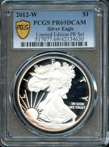 PCGS - �V���o�[�C�[�O�� - 1�h�� - 2012�N�����PR�Z�b�g - PR-69-DCAM - 517077