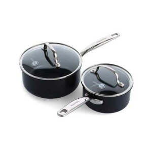 GreenPan Prime Chatham 1QT & 2QT �\�[�X�p�� �|�b�g�Z�b�g �K���X�W�t���A... �v������