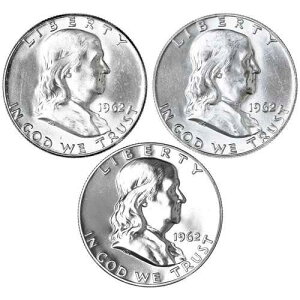 1962�N P D �t�����N���� �n�[�t�_���[ �C���[�Z�b�g �v���[�t��BU 90% �V���o�[ US 3���Z�b�g