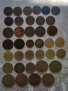 ���g�r�A 1922-1939 1�A2�A5�A10�A20�A50�A�T���e�B�� �Z�b�g ���v 37 ���̃R�C���B
