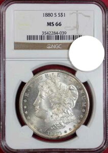 1880-S �����K���E�_���[ NGC MS66