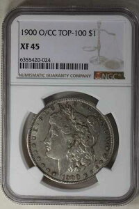 1900-O/CC $1 NGC XF45 TOP 100 �����K�� �V���o�[ �_���[�A�~�X ���o�e�B �w�b�h �_���[�B