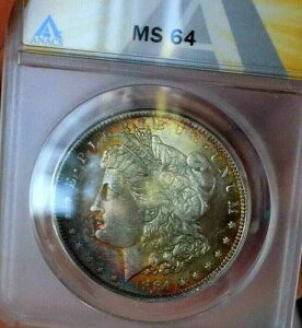�����K�� �V���o�[�h�� 1884 O ANACS MS 64++++++ �����X�^�[���C���{�[ �V���b�L���O�J���[