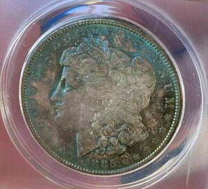 �����K�� �V���o�[ �h�� 1885 O ANACS MS 64++++++ �����X�^�[ ���C���{�[ �V���b�L���O PQ
