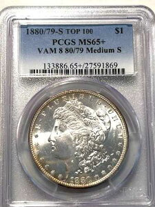 1880/79-S VAM 8 S Mediam S �g�b�v100 �����K���_���[ MS 65+ �f���炵���R�C��