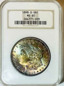 1898 O �����K���E�_���[ NGC MS65 �t�@�b�g�z���_�[ ���ʂɑf���炵�������X�^�[�g�[��