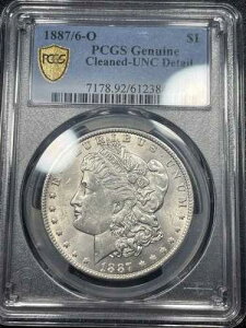 1887/6 O �����K����� $1 PCGS UNC �ڍ� Top-100 VAM-3