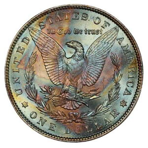1886 �N ���[�K�� $1 PCGS MS64+ CAC �E���g�������X�^�[ ���C���{�[ ���o�[�X �g�[�j���O TrueView WOW!