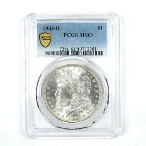 1903 O �����K���E�_���[ MS 63 PCGS �V���o�[ 1�h�� �����ʃR�C�� SKU:I15190