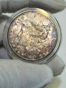 �uC@@L BLOOD COIN!!!�v 1884�NCC�����K���_���[90%�V���o�[�h���R�C��