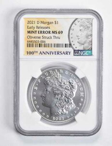 �G���[ MS69 2021-D �����K����� ER OBV 100���N�L�O NGC *1569