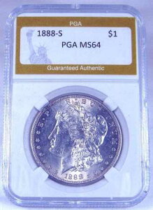 1888-S �����K����� $1 MS SIXTY FOUR BLAST WHITE # 89523D-3