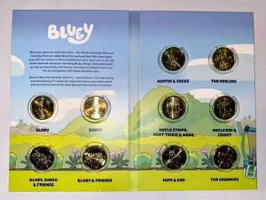 Bluey $1 -10 �R�C���Z�b�g + �R���N�V�����t�H���_�[ �R���v���[�g�Z�b�g ? �茳�ɂ���̂ł����ɔ����\ ?