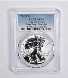 PR70 REV 2013-W �A�����J���V���o�[�C�[�O�� �E�F�X�g�|�C���g�~���g�Z�b�g PCGS �u���[���x��